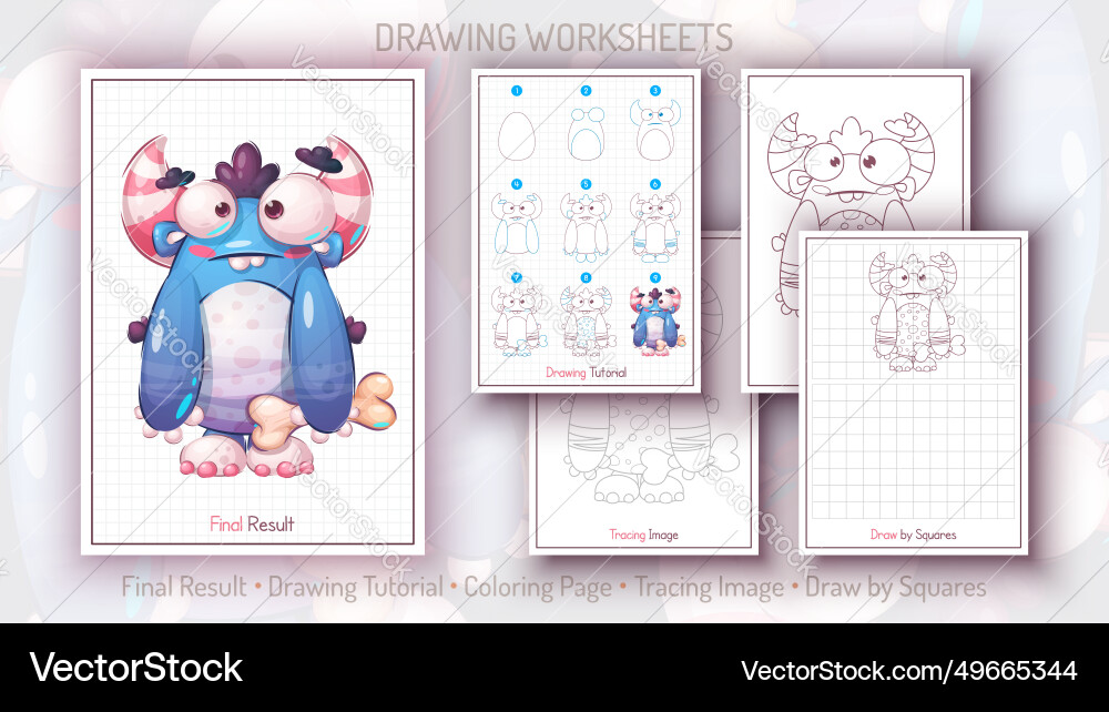 How to draw a bull step by drawing tutorial Vector Image