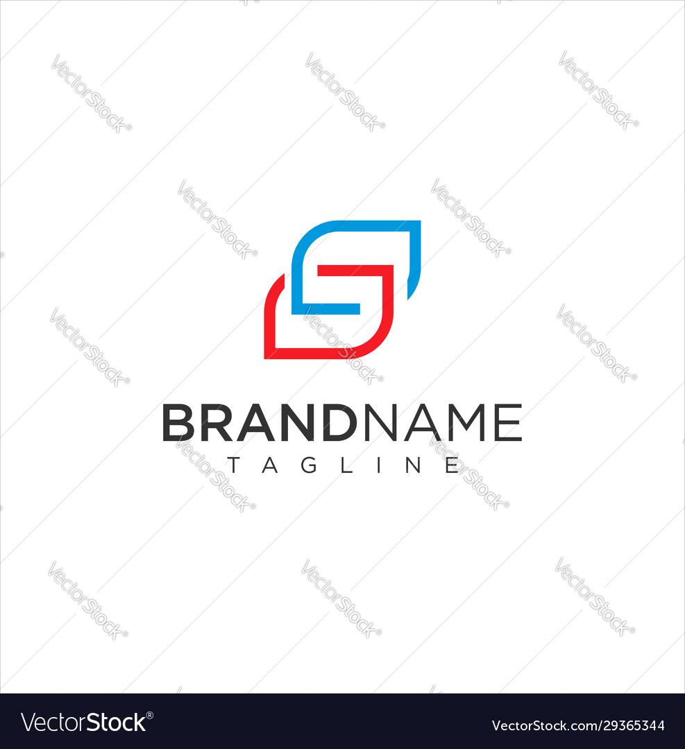 Letter s logo abstract design template