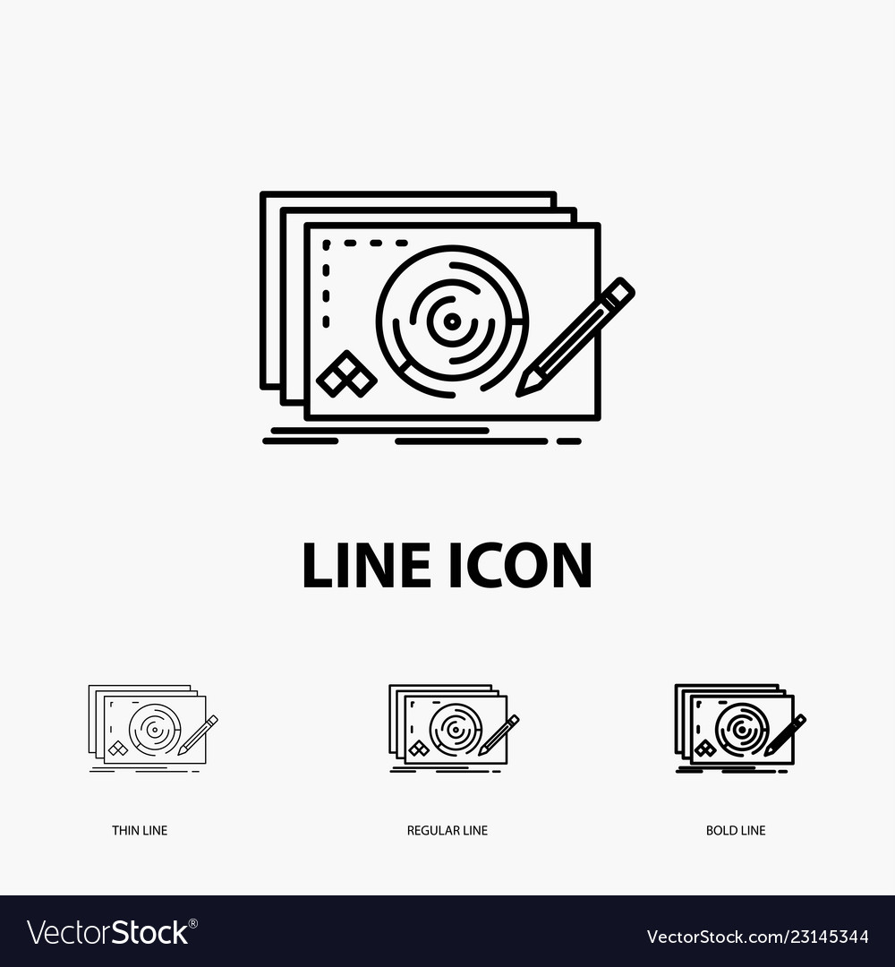 Level design new complete game icon in thin vector image Level design new complete game icon in thin