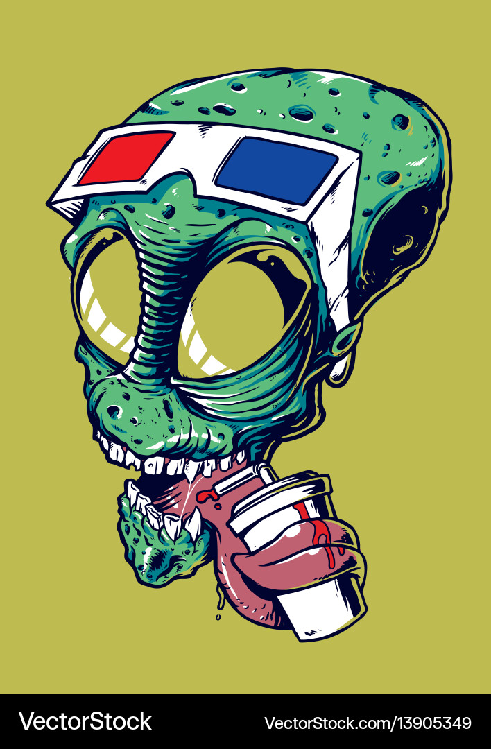 Alienhead Royalty Free Vector Image - VectorStock
