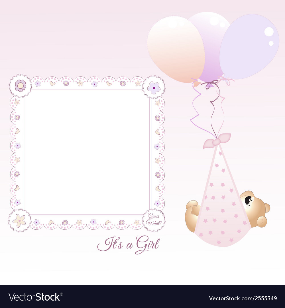 new baby girl announcement