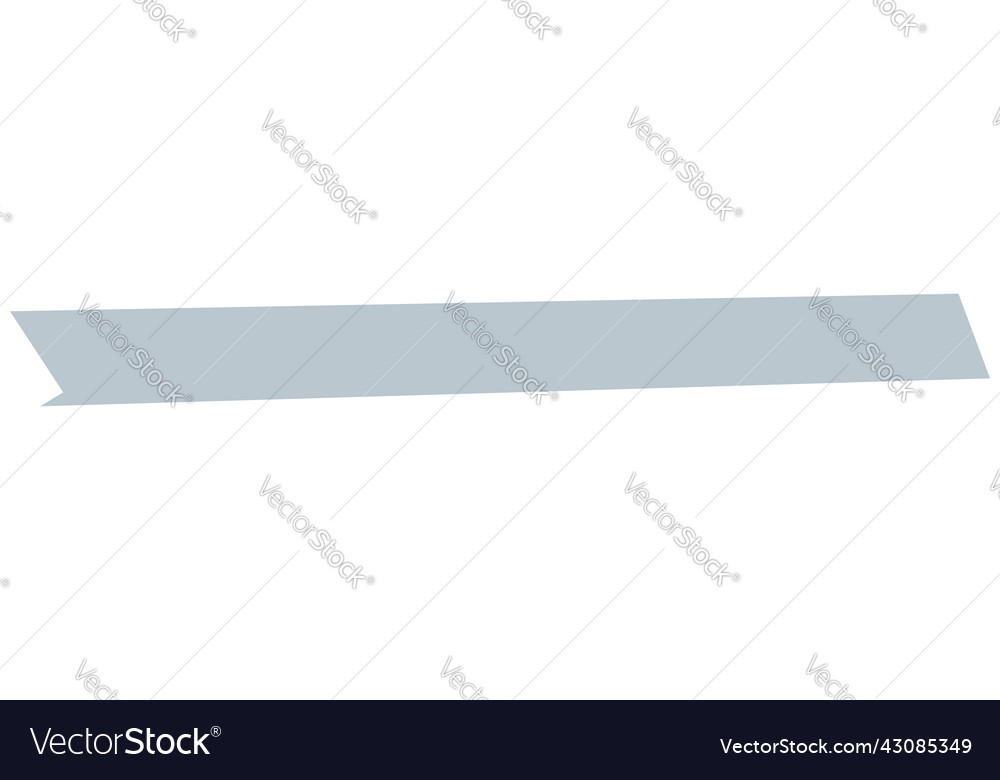 Banner button rectangular bar shape element vector image Banner button rectangular bar shape element