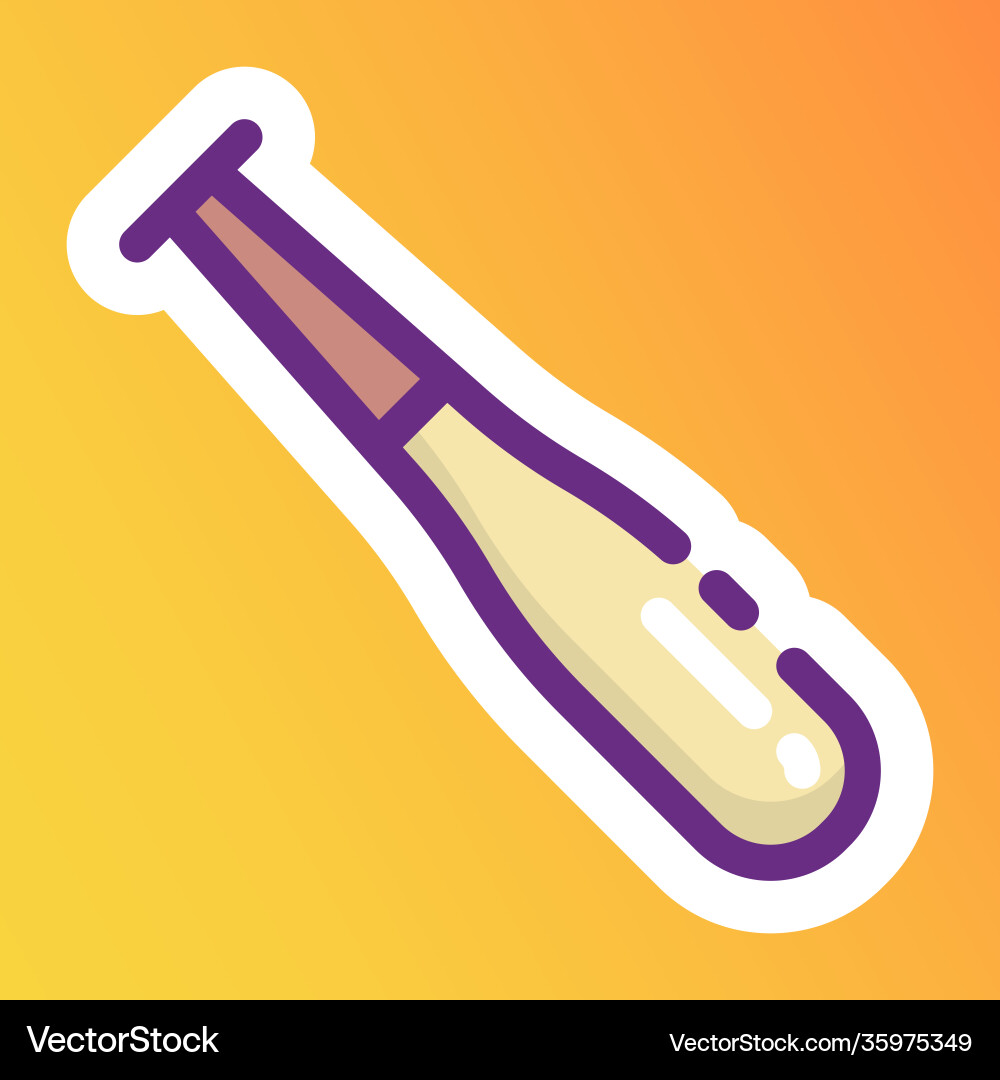 Baseball bat Royalty Free Vector Image - VectorStock