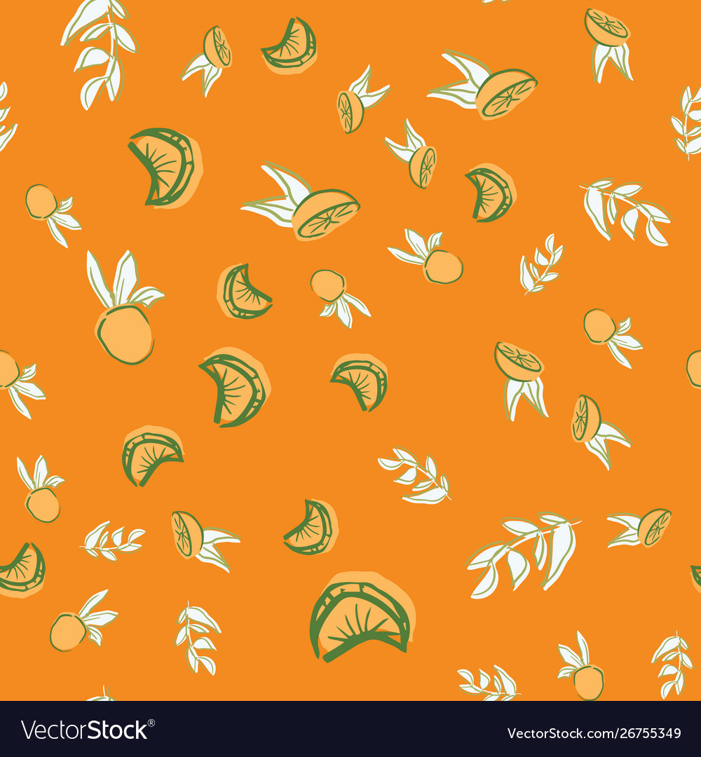 Oranges orange seamless repeat pattern