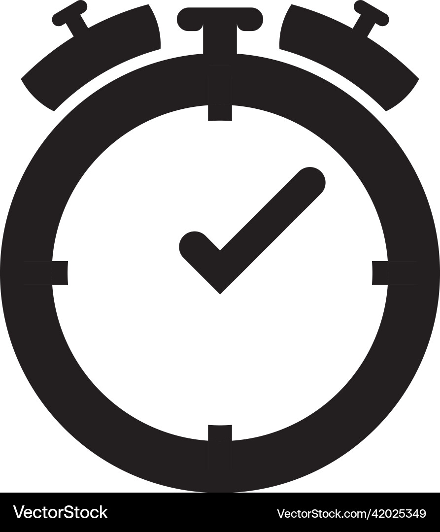 Time icon Royalty Free Vector Image - VectorStock