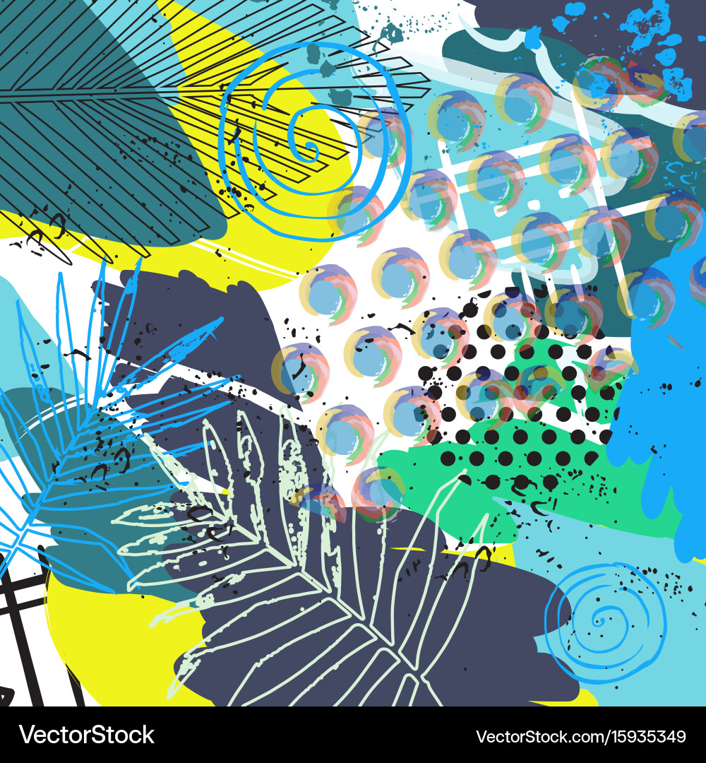 Universal tropical background Royalty Free Vector Image