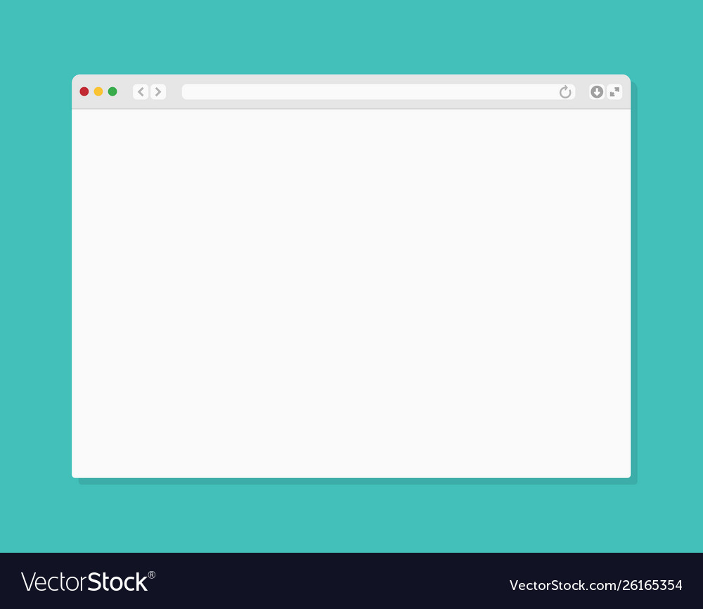 Web Browser Window Mockup