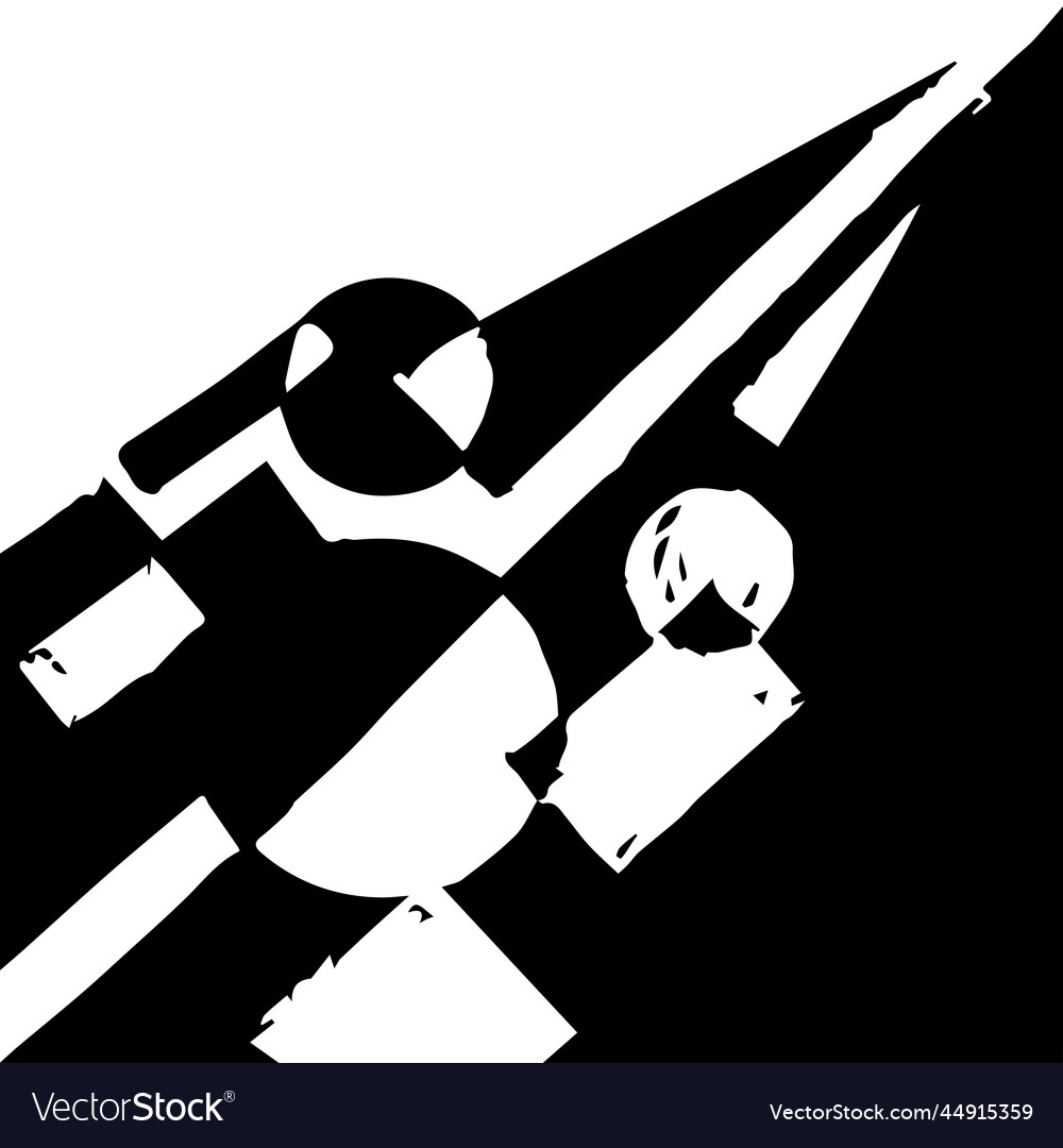 Abstract black and white of geometric Royalty Free Vector