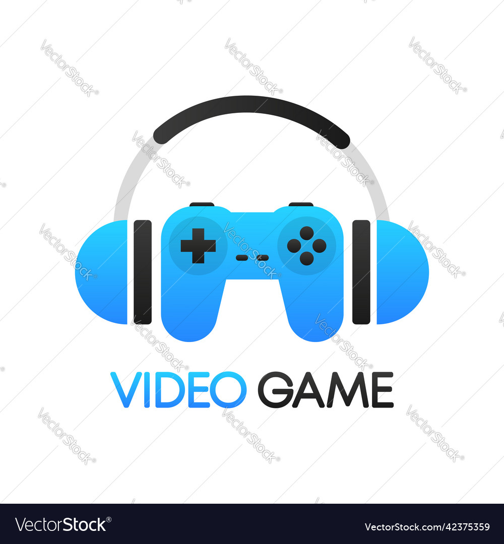 Abstract video game for design vector image Abstract video game for design