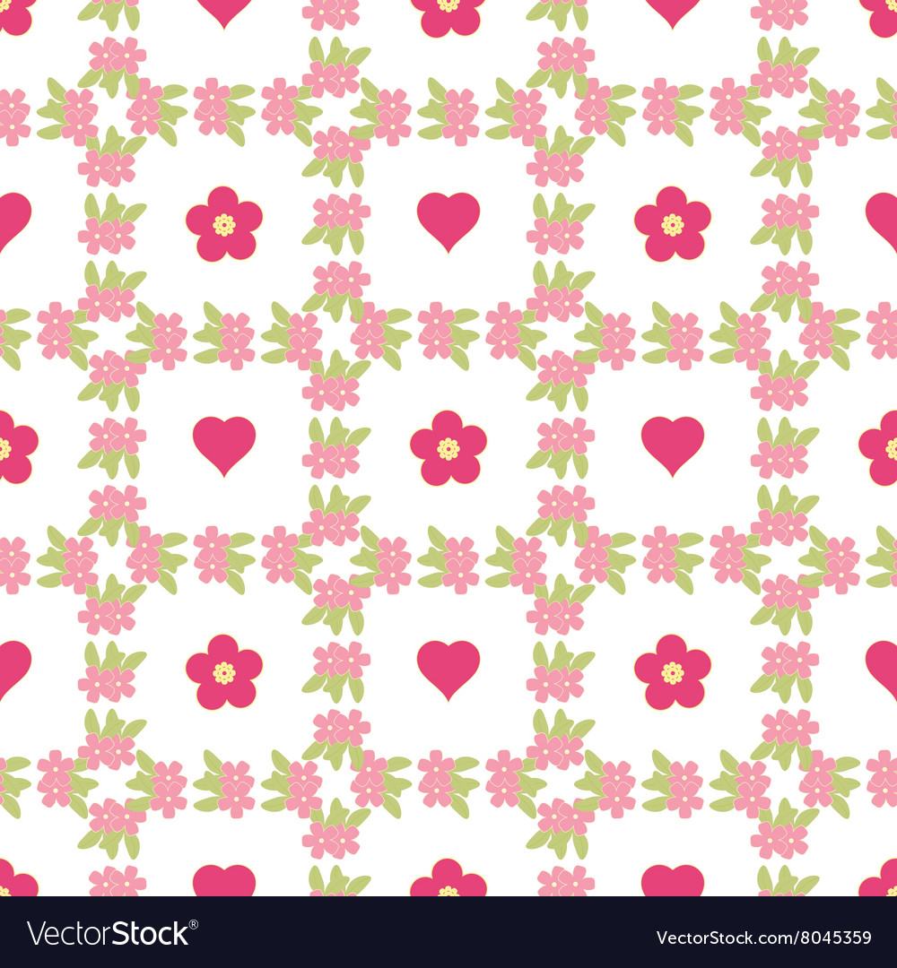 Floral background seamless pattern
