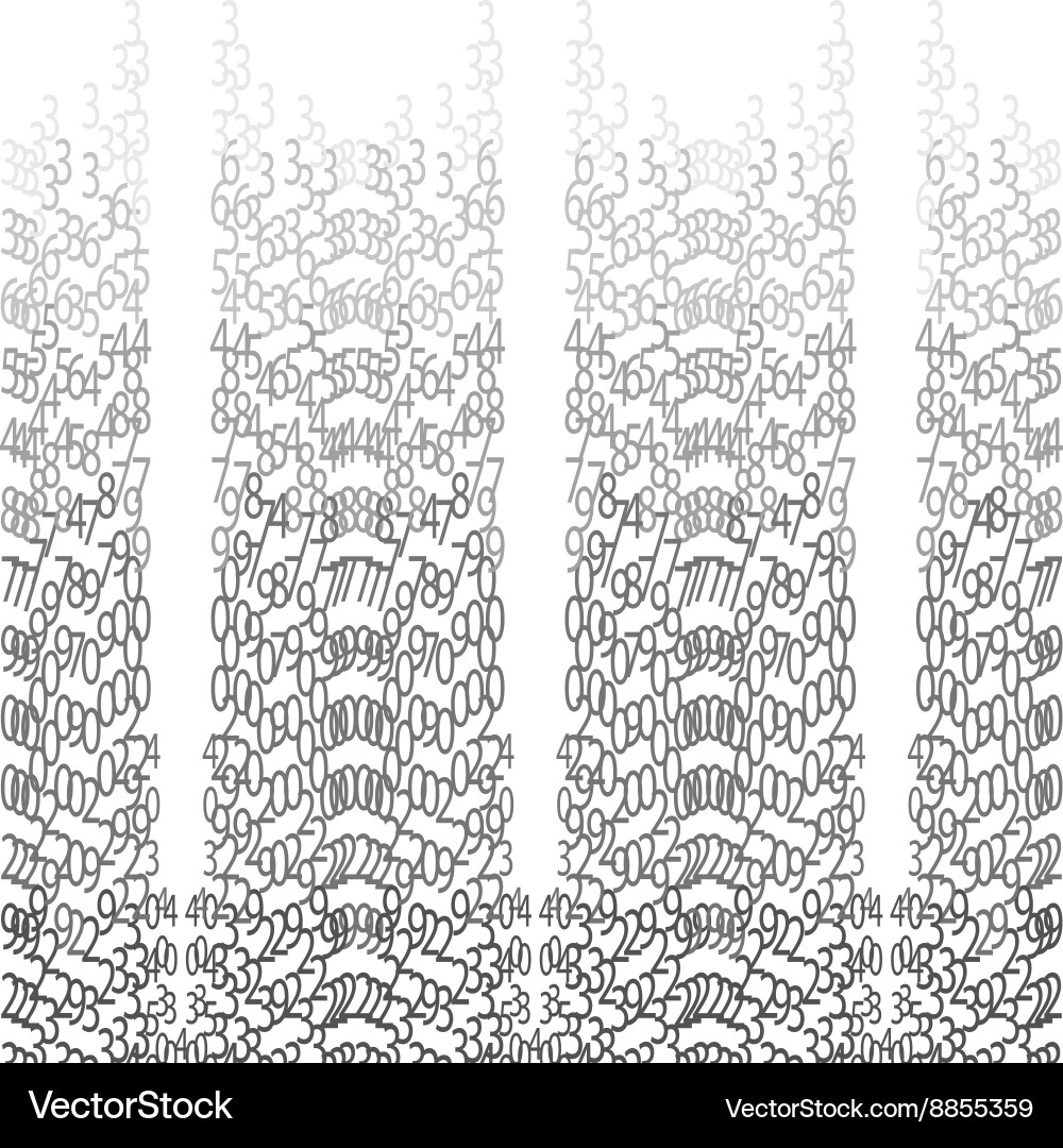 Matrix concept black and white background Vector Image