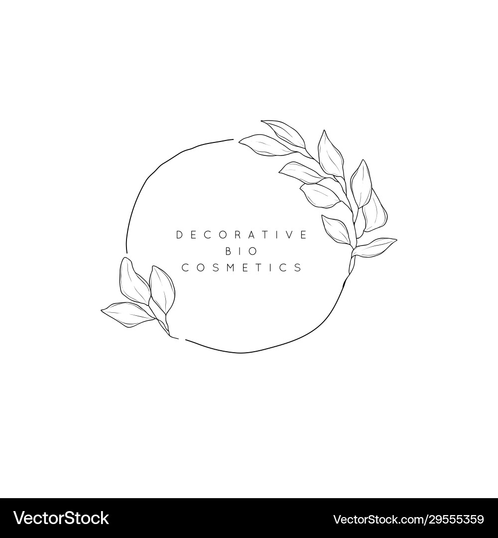 Set floral design elements Royalty Free Vector Image
