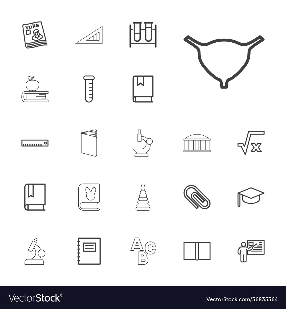22 education icons Royalty Free Vector Image - VectorStock