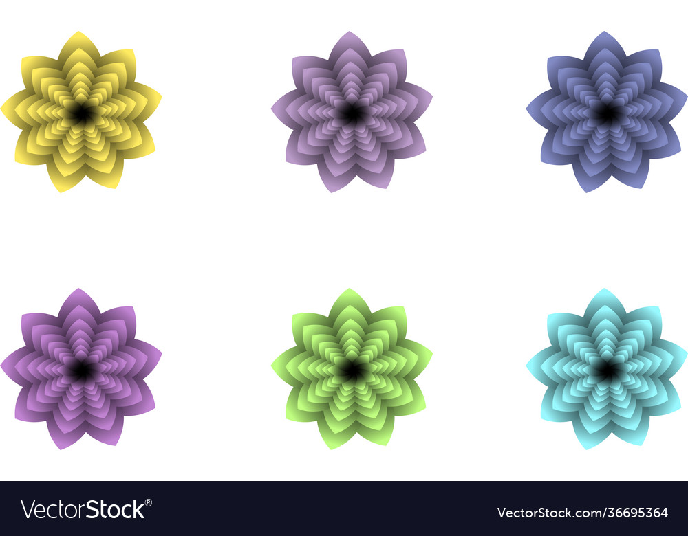 A set colors vector image A set colors