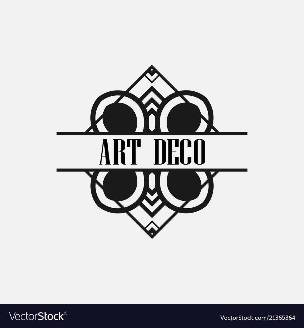 Art Deco Label