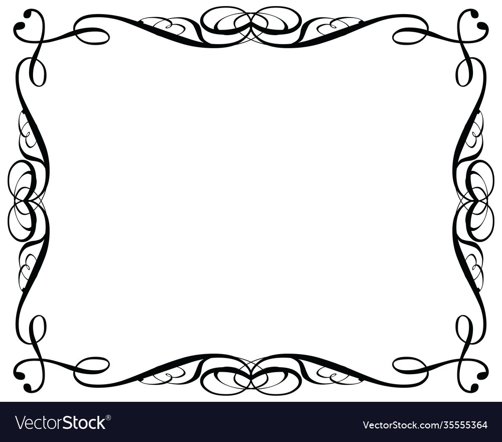 Decorative frames Royalty Free Vector Image - VectorStock