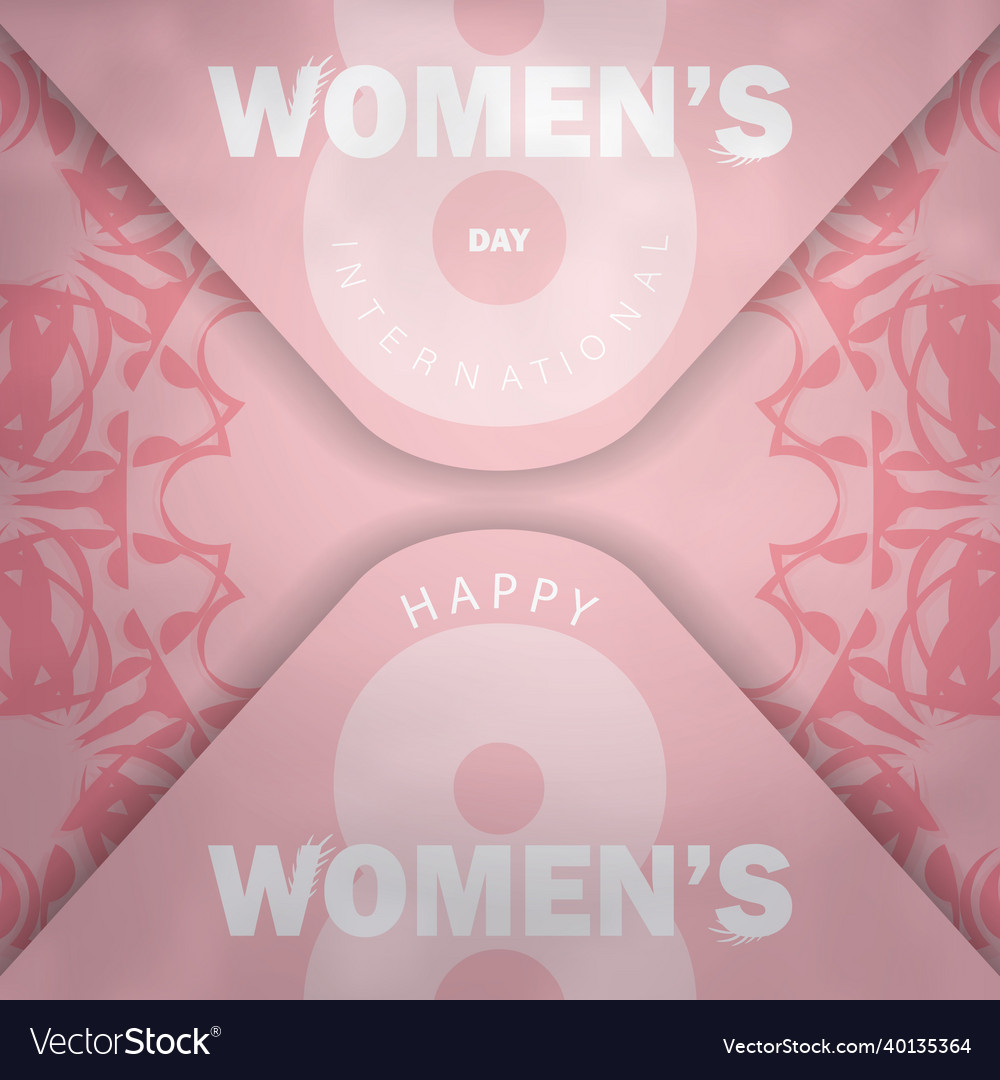 Holiday card 8 march international womens day