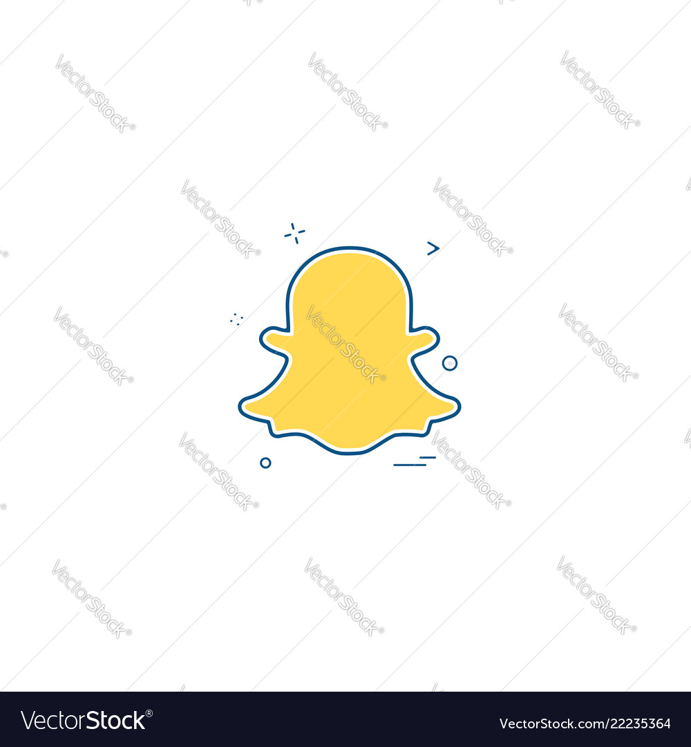 Snapchat icon design