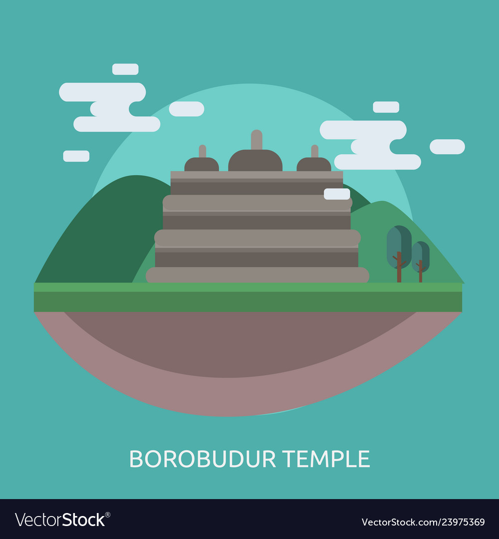 Borobudur temple conceptual design