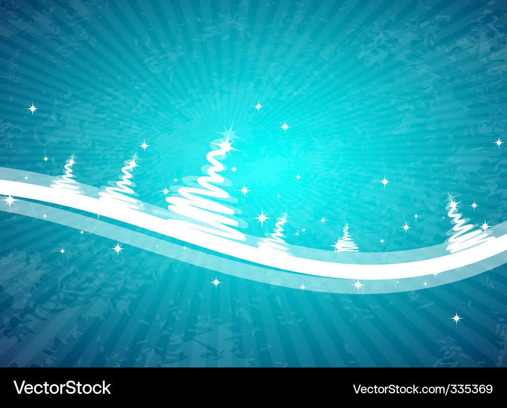 Christmas tree background Royalty Free Vector Image