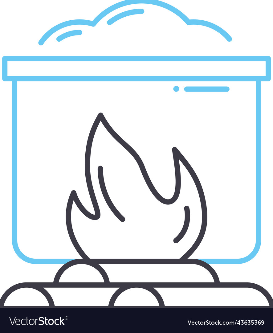 Cooking line icon outline symbol