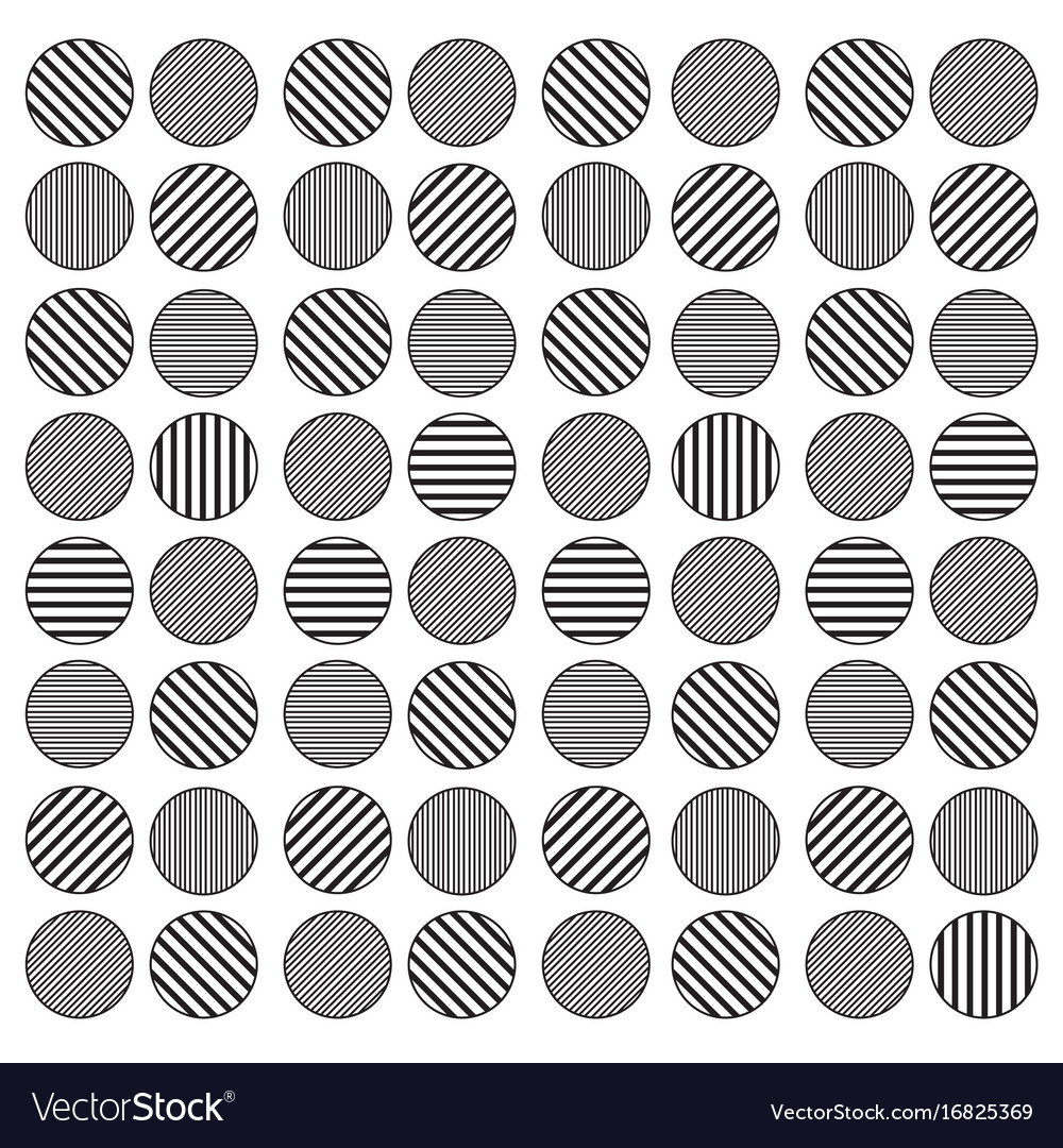 Geometric circle seamless pattern background