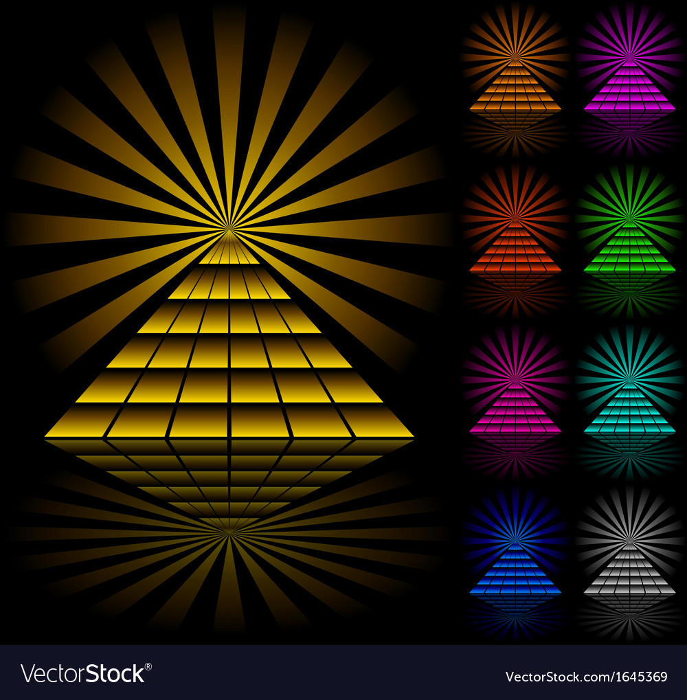 Pyramids Royalty Free Vector Image - VectorStock