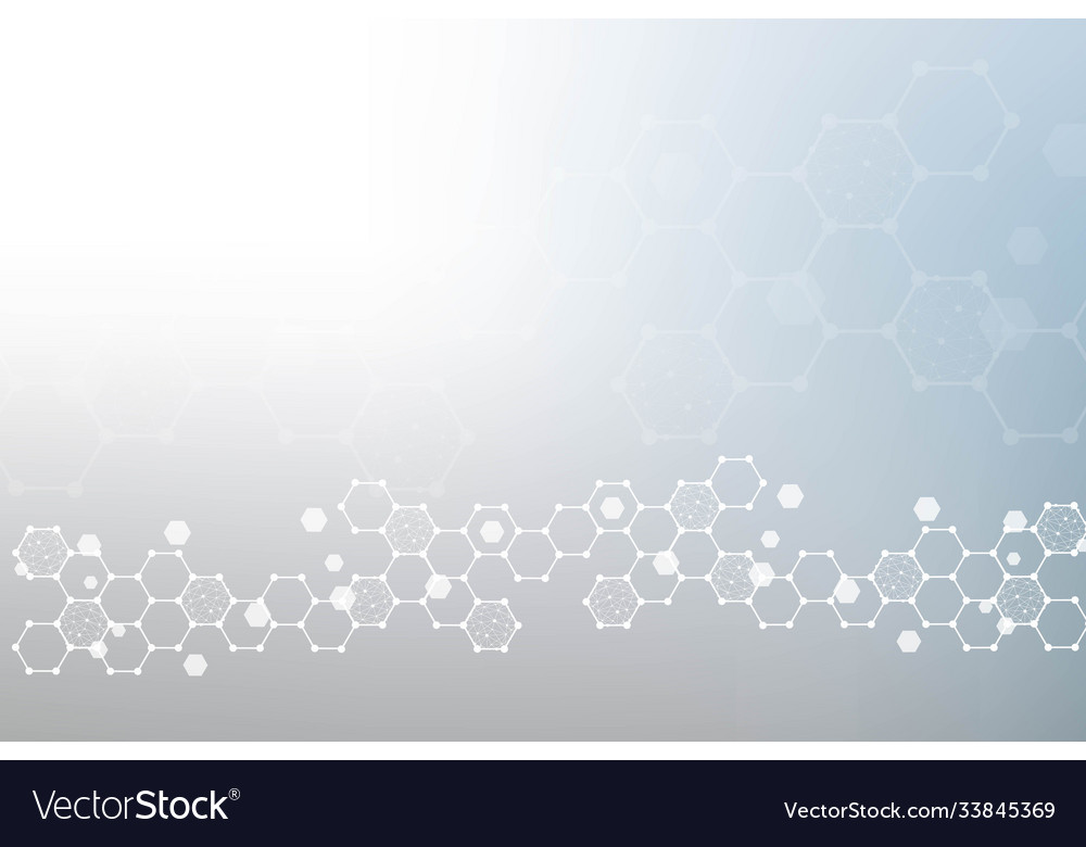 Science network pattern connecting lines and dots vector image Science network pattern connecting lines and dots