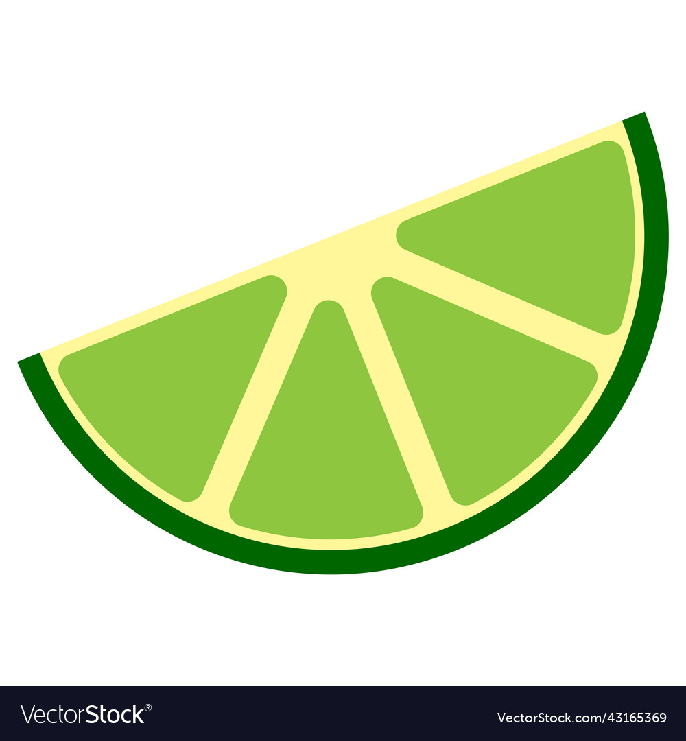 Simple flat of lime slice