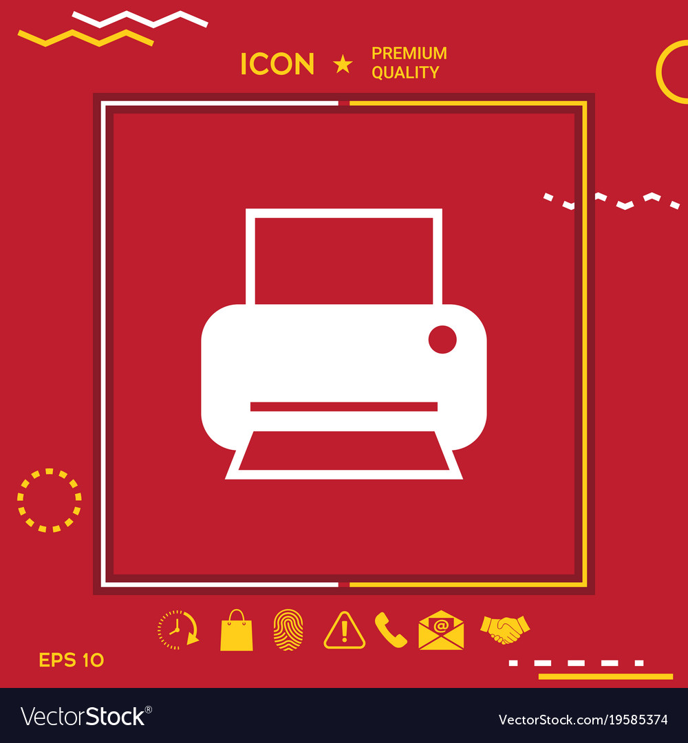 Print icon for web