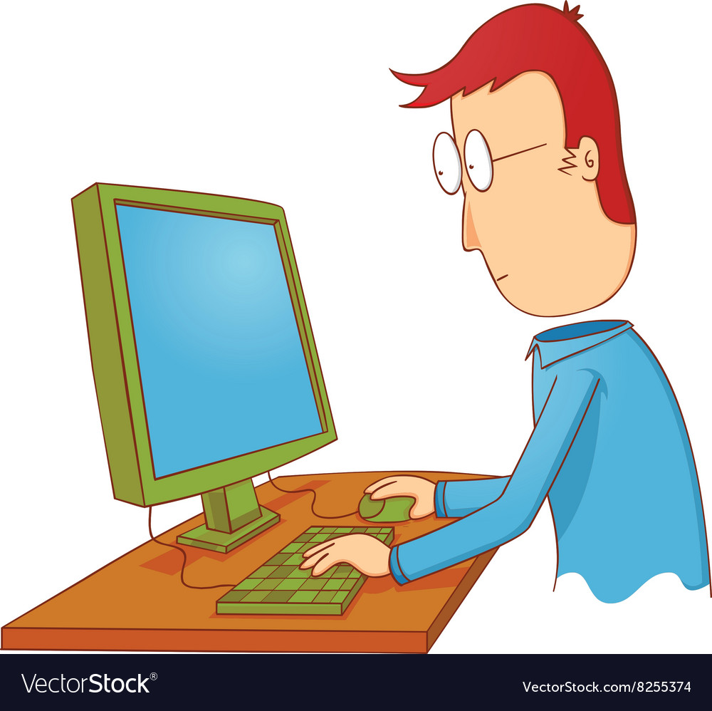 Small screen monitor Royalty Free Vector Image