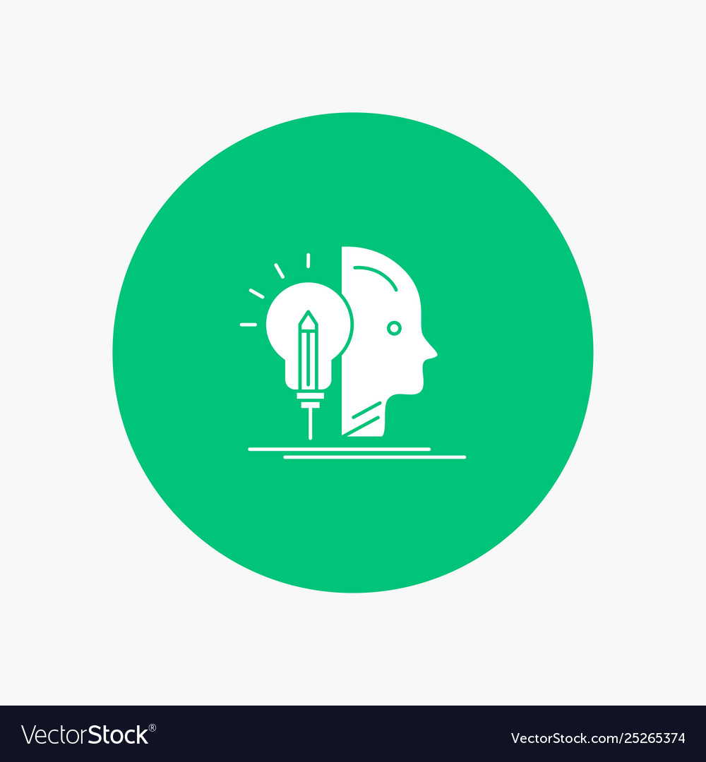 User mind making programming vector image User mind making programming