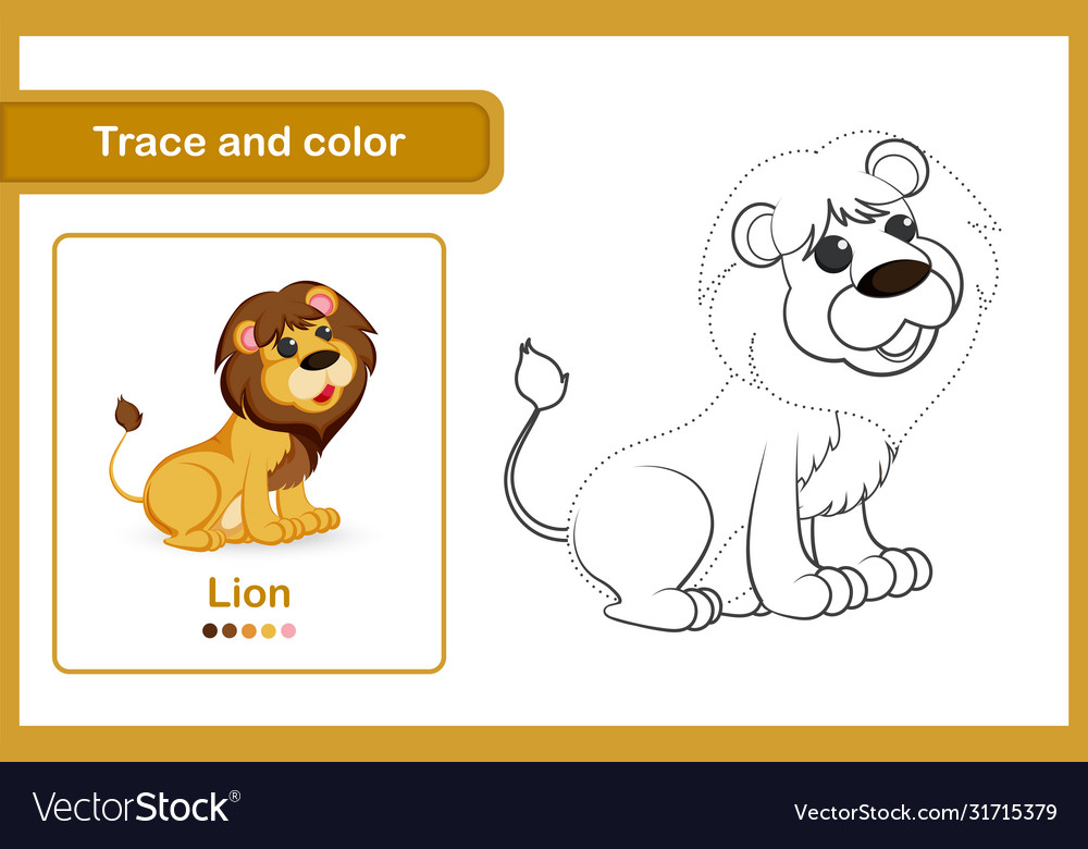 drawing worksheet for preschool kids royalty free vector