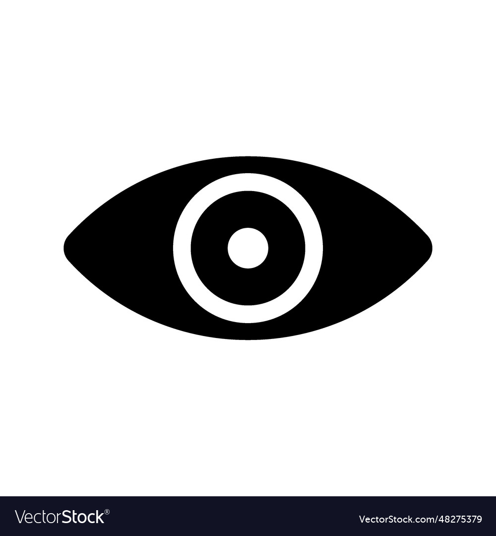 Eye icon Royalty Free Vector Image - VectorStock