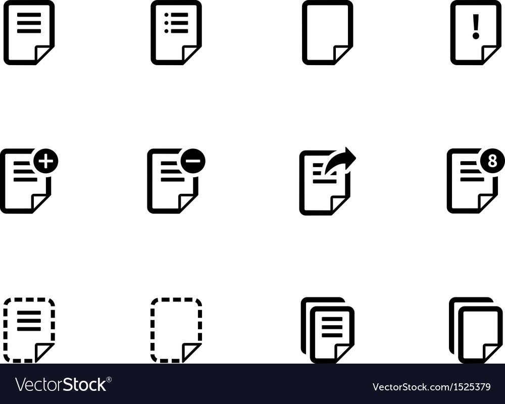 Note and Document Icons