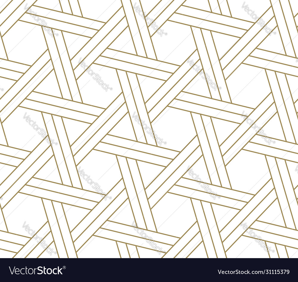 Seamless pattern with abstract geometric line vector image Seamless pattern with abstract geometric line