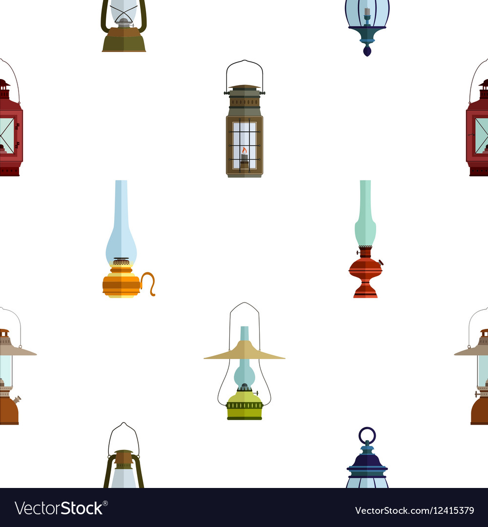 Seamless pattern with lanterns
