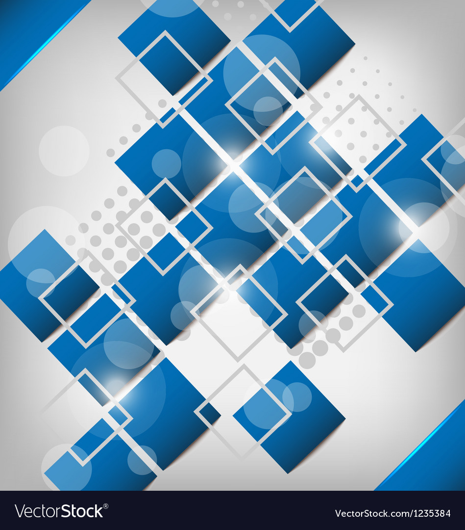 Abstract creative background with squares