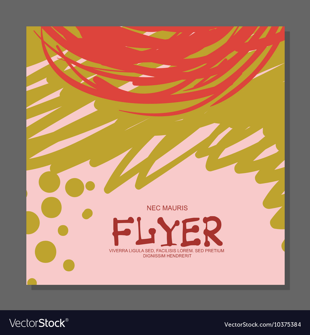 Abstract flyer with space for text it can be used