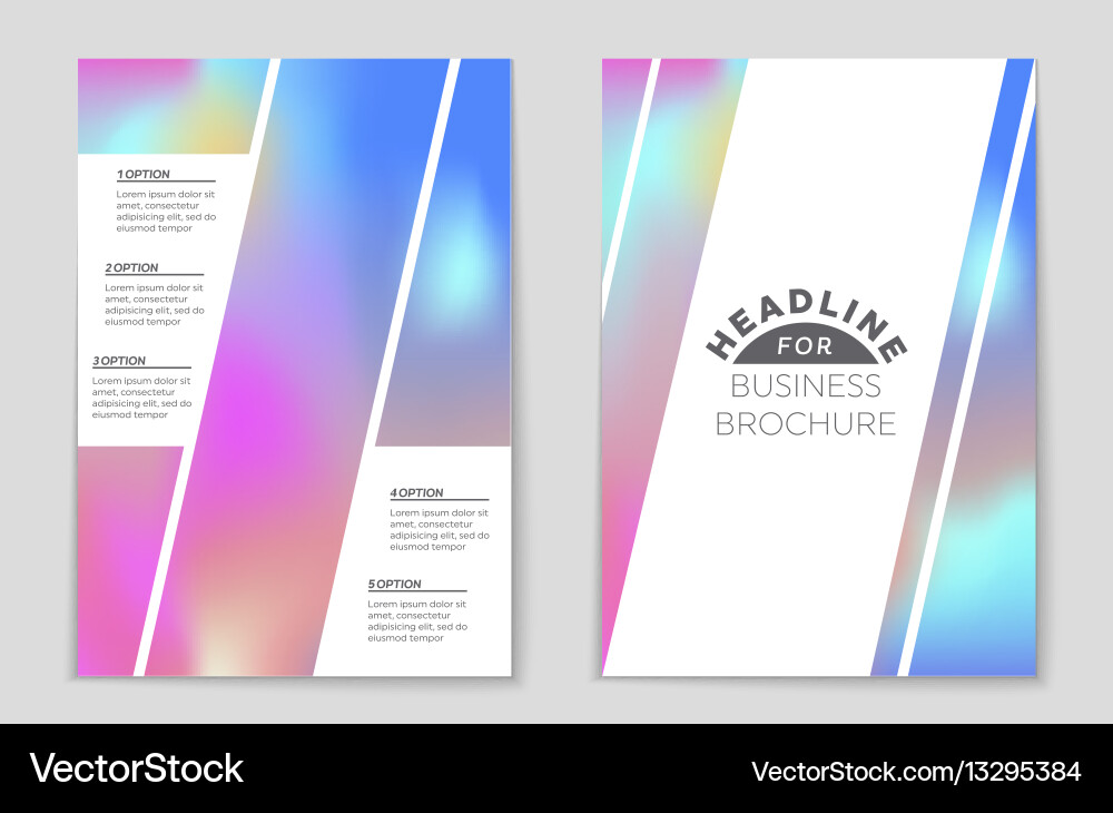 Abstract layout background set for art Royalty Free Vector