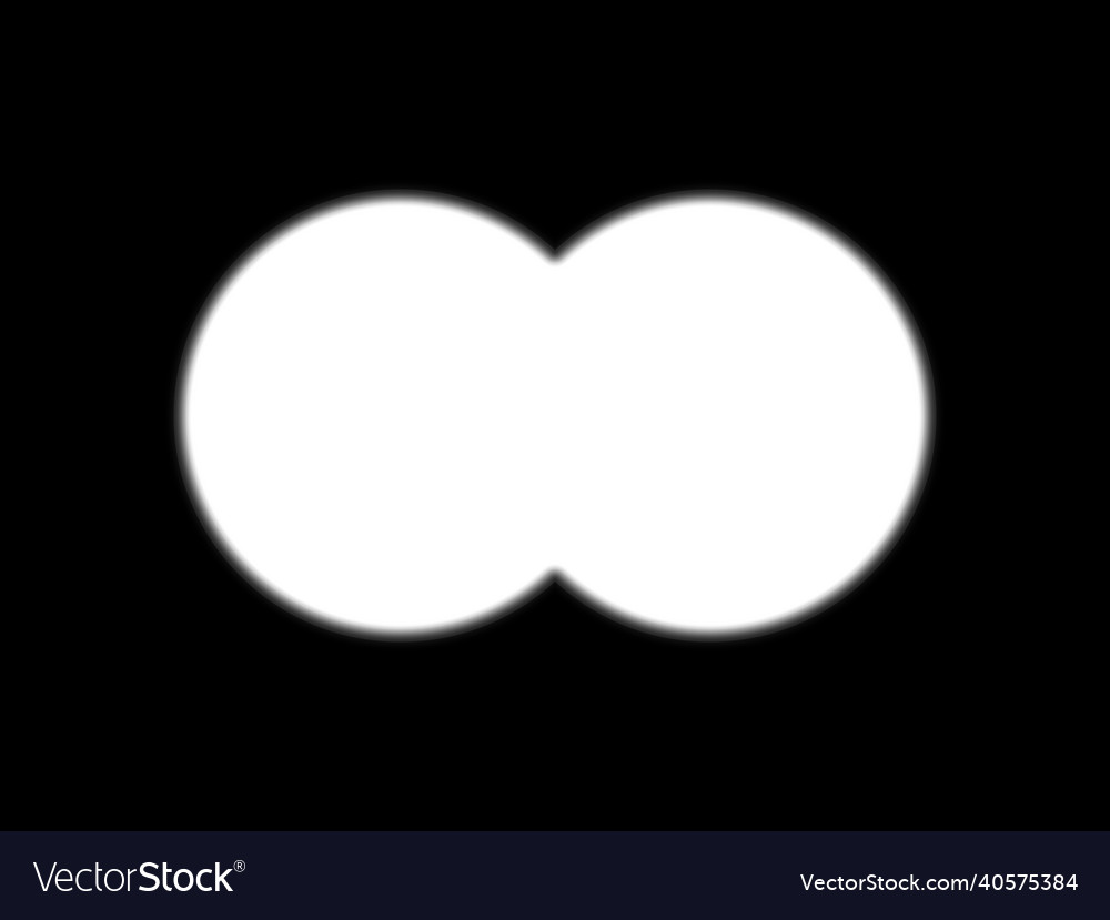 Binoculars view with white gradient vector image Binoculars view with white gradient