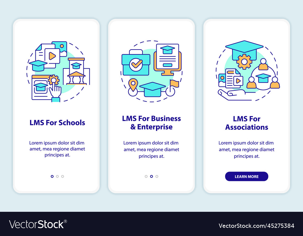 Learning management system deploy onboarding