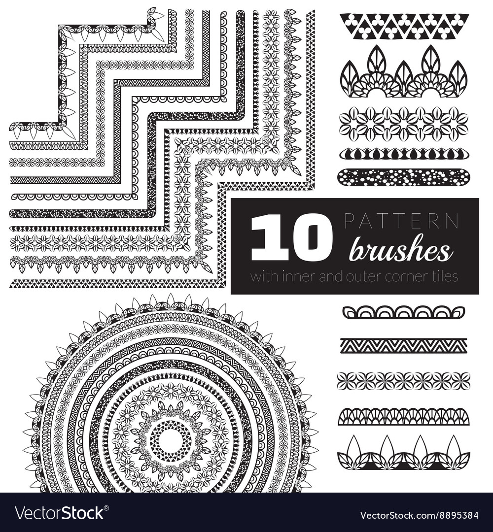 Pattern brush set