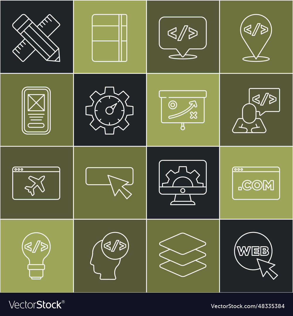 Liniennetz und grafisches Design ui oder ux front vector image Liniennetz und grafisches Design ui oder ux front