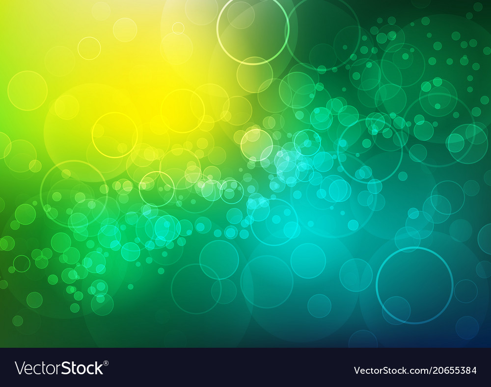 Summer shining background with bokeh