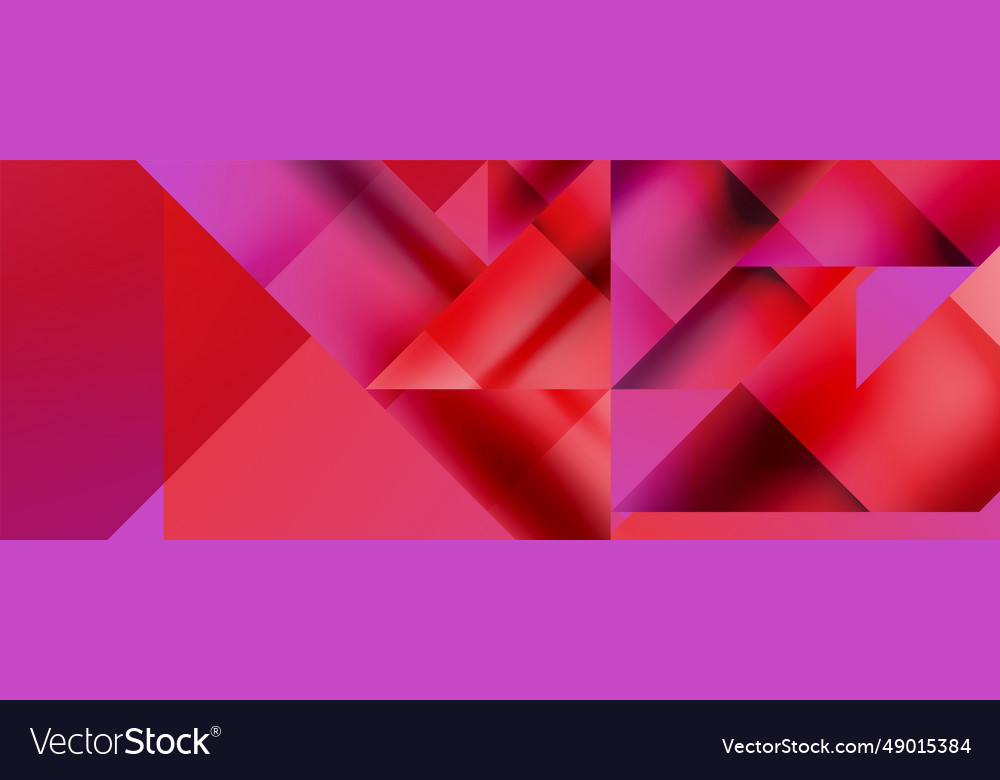 Vivid abstraction unfolds triangles in seamless