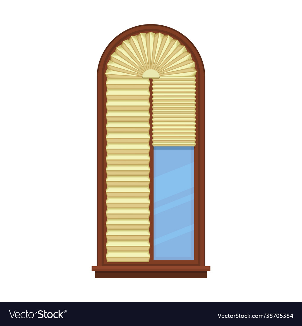 Window blind cartoon icon