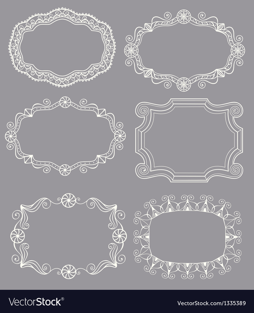 Elegant Lace Frames