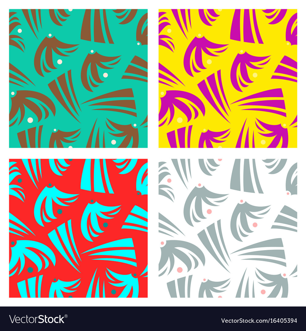 Assembly of patterns in bright style