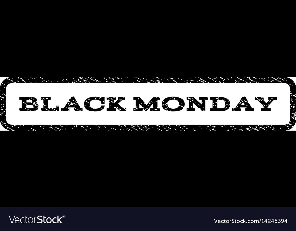 Black monday watermark stamp Royalty Free Vector Image